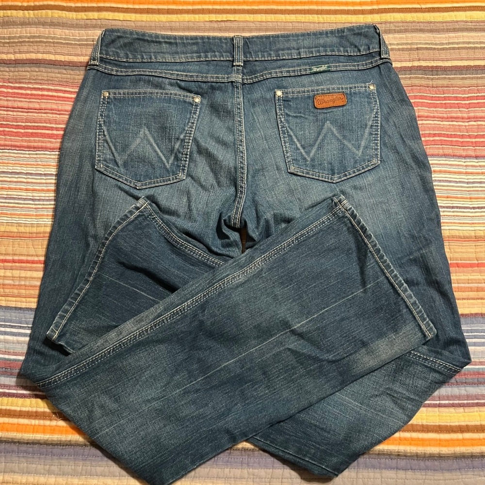 Wrangler‎ Premium Patch Women's Jeans Size 11/12 x 32 Bootcut Denim